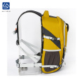 2018 new style wholesale unisex yellow camera bag backpack